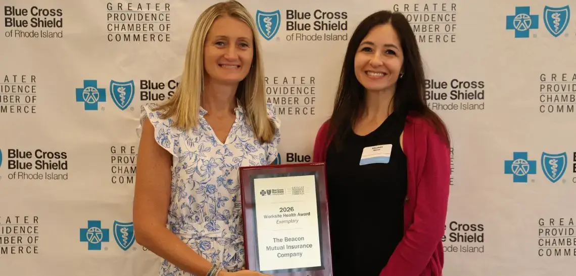 Beacon employees accept health award