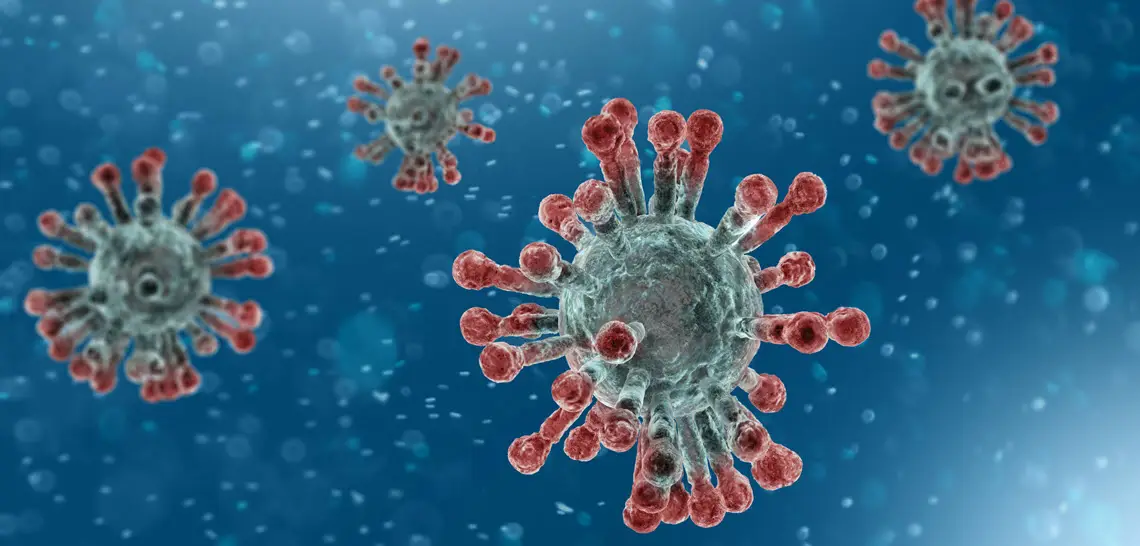 Graphical image of coronavirus