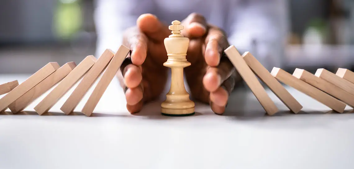 Risk Management Chess Piece